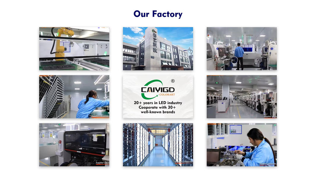 Hunan Caiyi Photoelectric Technology Co., Ltd manufacturer production line