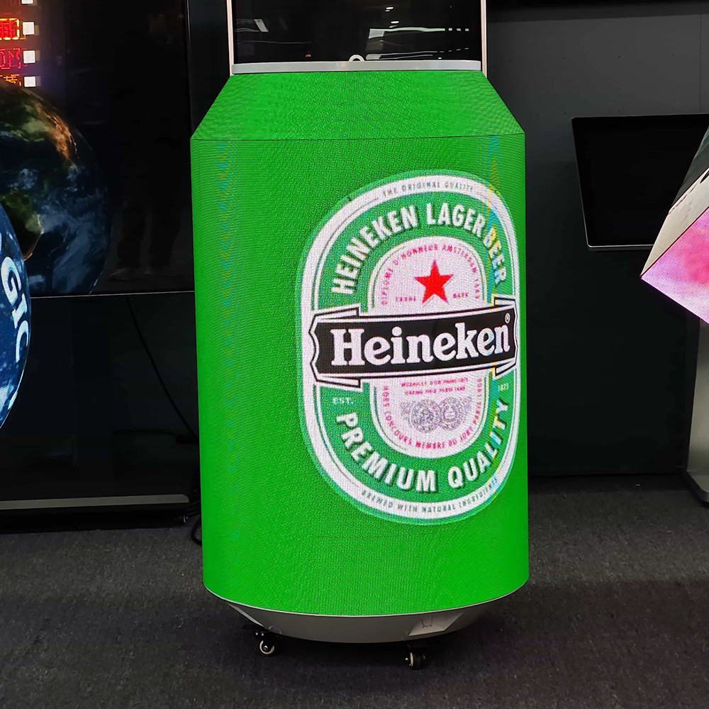 Custom Special Beer Bottle Creative LED Screen For Advertising ...
